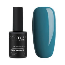 Гель-лак Couture Color 184 насичений бірюзово-синій. 9 мл Гель-лак Couture Color 184 насичений бірюзово-синій. 9 мл