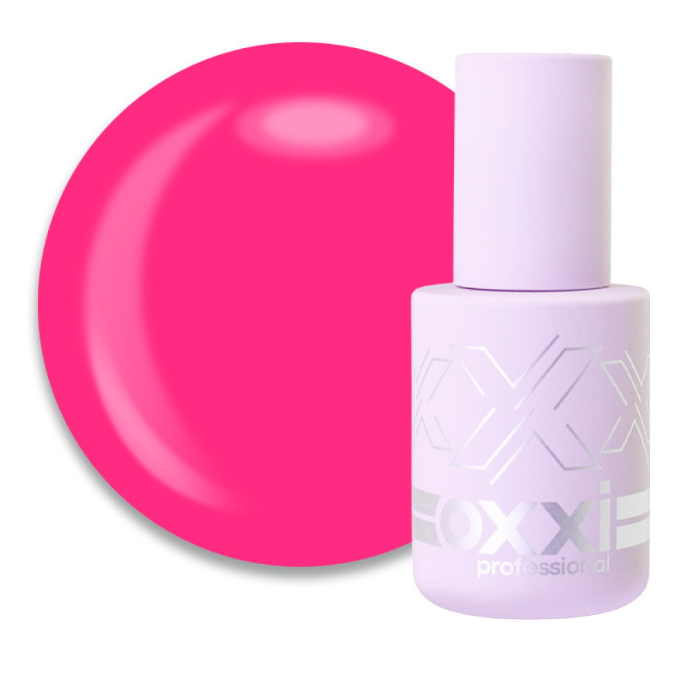 База цветная Oxxi Professional Summer Base 012. розовый барби. 10 мл