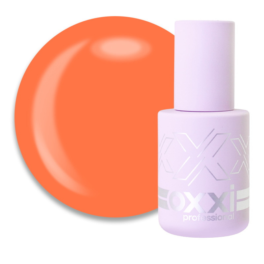 База цветная Oxxi Professional Summer Base 016. лососево-оранжевый. 10 мл
