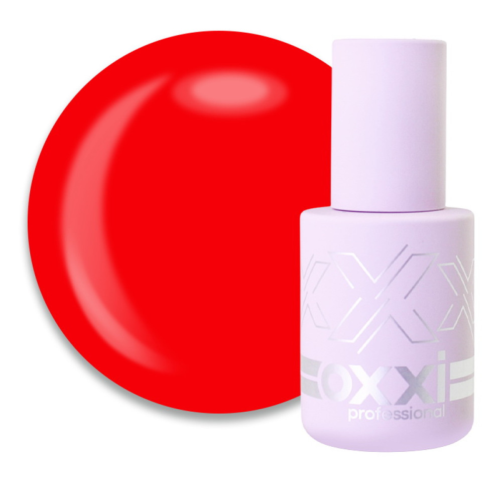 База цветная Oxxi Professional Summer Base 018. кораллово-красный. 10 мл