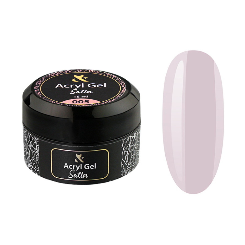 Акрил-гель F.O.X Aсryl Gel Satin 005 Lavender. лавандовый. 15 мл