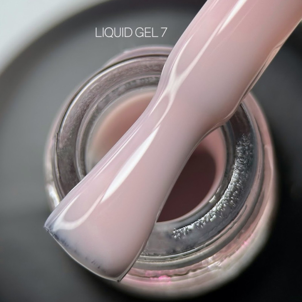 Жидкий гель Saga Professional Liquid Gel 07 розовый нюд 15 мл