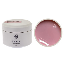 Гель для наращивания Saga Professional Builder Gel Veil 01 Cover Pink камуфлирующий розовый 15 мл
