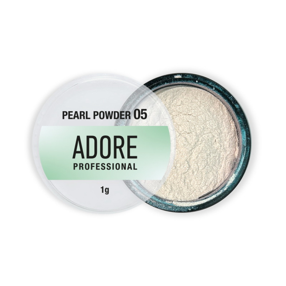 Перлинне втирання Adore Professional Pearl Powder 05. бірюзово-рожеві перли. 1 г