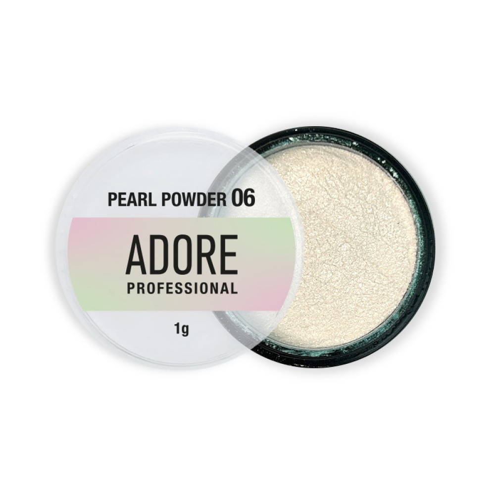 Перлинне втирання Adore Professional Pearl Powder 06. золотаво-рожеві перли. 1 г