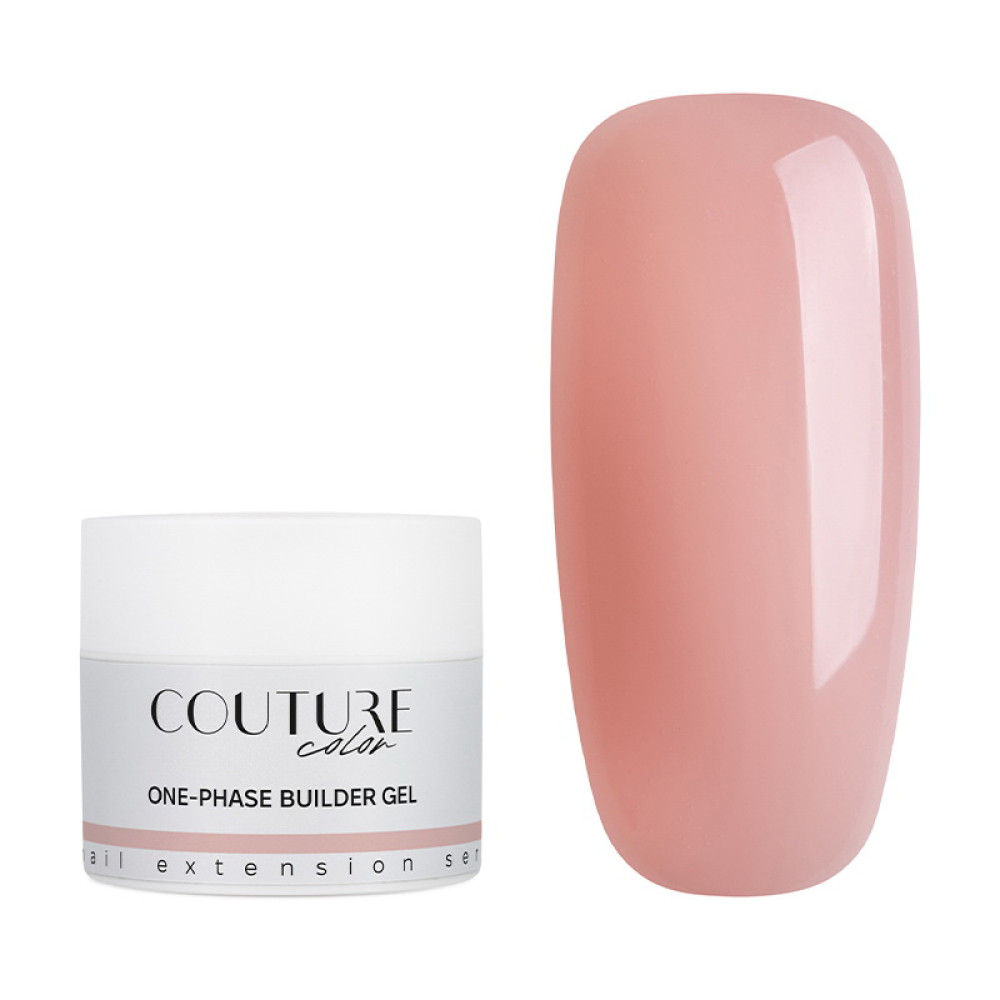Гель однофазний Couture Color 1-phase Builder Gel 10 Pale Peach світлий персиковий 50 мл