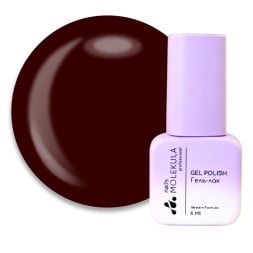 Гель-лак Nails Molekula 010 темний сливовий. 6 мл
