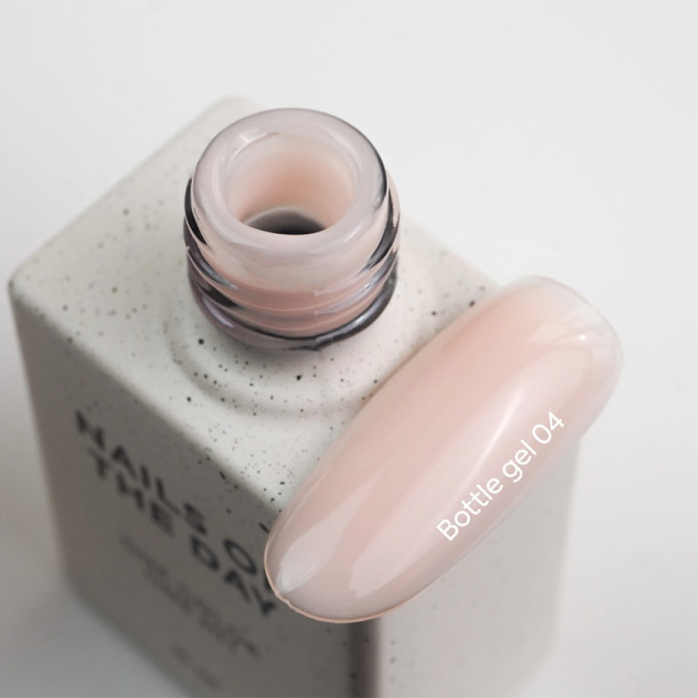 Гель Nails Of The Day Bottle Gel 04 с кисточкой. молочно-бежевый. 10 мл