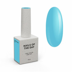 Гель Nails Of The Day Bottle Gel 05 з пензликом. небесний блакитний. 10 мл