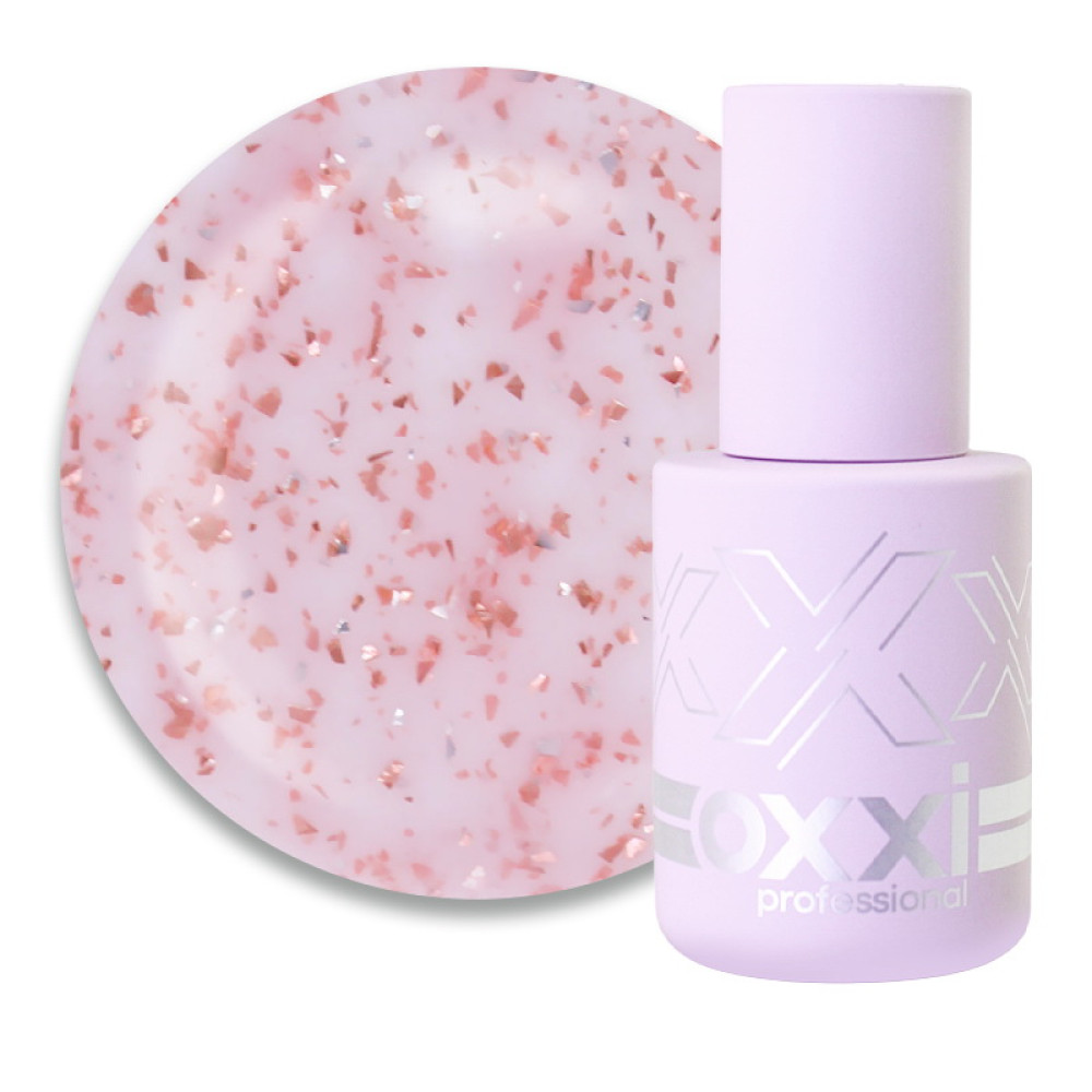 База камуфлююча Oxxi Professional Vineti Base 003. рожевий з поталлю. 10 мл