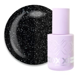 Гель-лак Oxxi Professional Disco Boom 014 чорний світловідбиваючий 10 мл