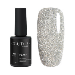 База кольорова Couture Color Flash Base 02 світлий бежевий світловідбиваюча 9 мл