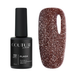 База кольорова Couture Color Flash Base 05 шоколад світловідбиваюча 9 мл
