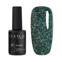 База кольорова Couture Color Flash Base 07 смарагд світловідбиваюча 9 мл