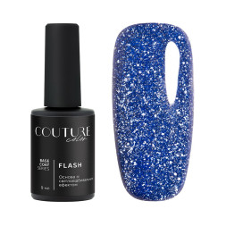 База кольорова Couture Color Flash Base 08 синій світловідбиваюча 9 мл