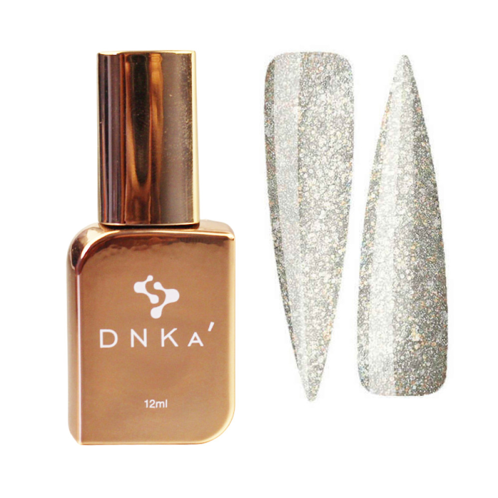 База камуфлирующая DNKa Cover Base 0051 Royal светоотражающая золотой с паетками разного размера 12 мл