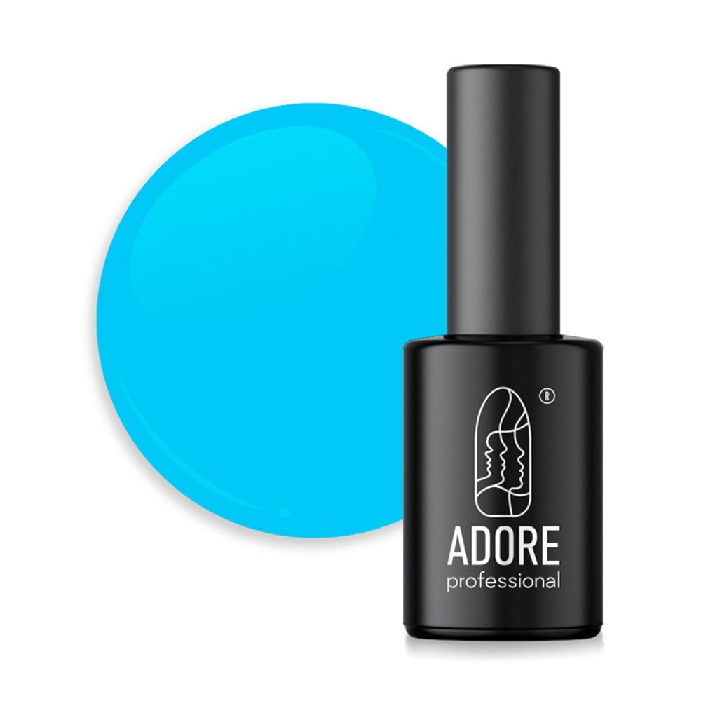 Гель-лак Adore Professional 483 Pool насичений блакитний 8 мл