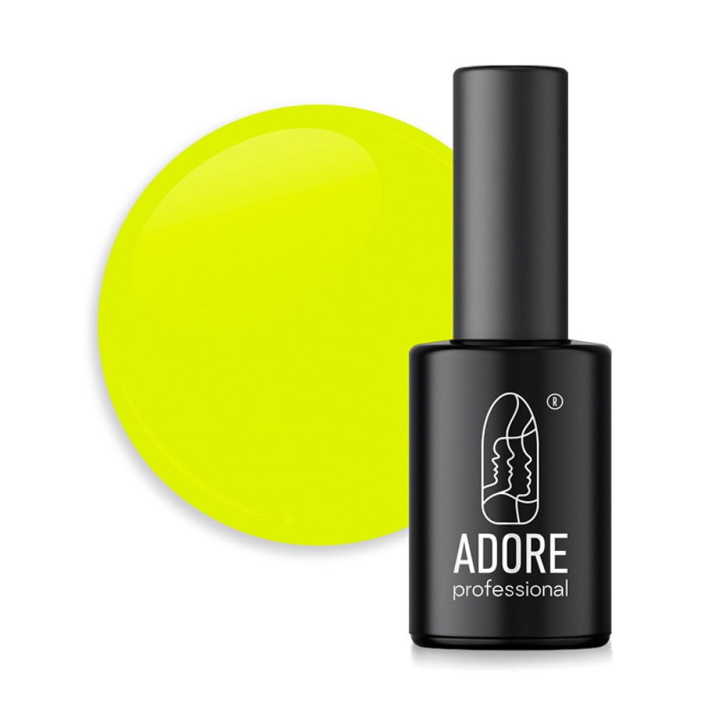 Гель-лак Adore Professional 487 Lemongrass лимонно-гірчічний 8 мл