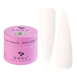 Гель для нарощування та моделювання DNKa Jelly Gel 0002 Vanilla. молочний з легким рожевим підтоном. 15 мл
