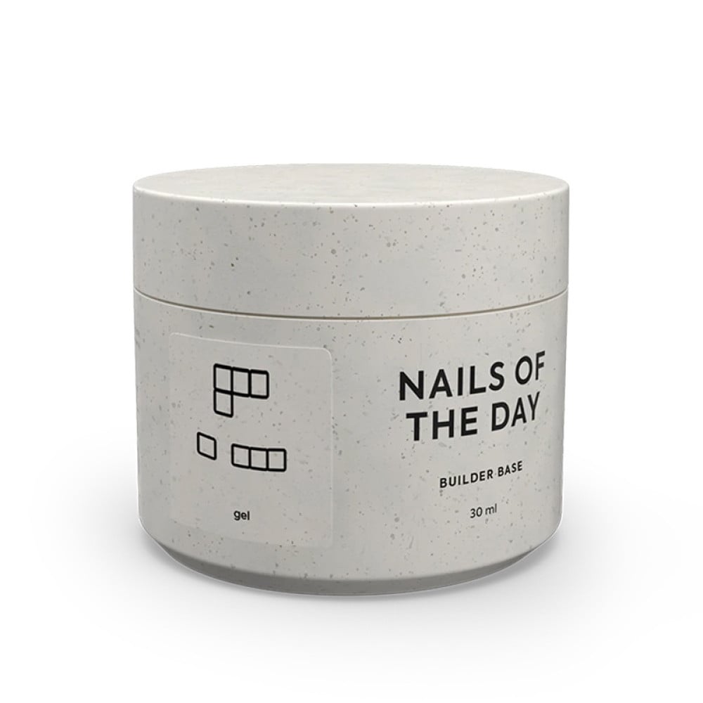 Однофазний базовий гель для нарощування Nails Of The Day Builder base strong gel. 30 мл