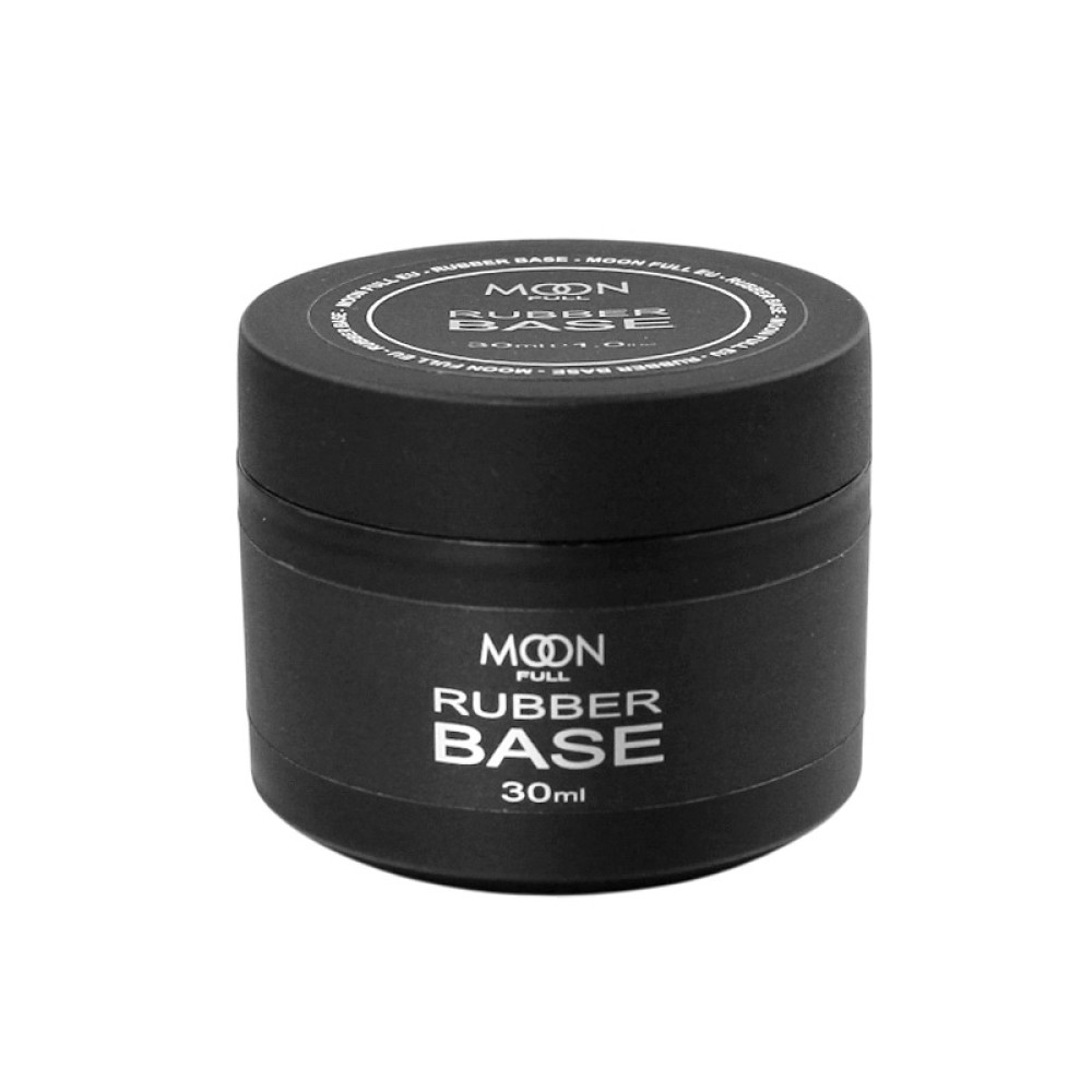 База каучукова для гель-лаку Moon Full Rubber Base у баночці. 30 мл