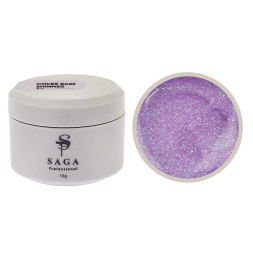 База камуфлююча Saga Professional Cover Base Shimmer 14 рожево-фіолетовий с шимером 15 мл