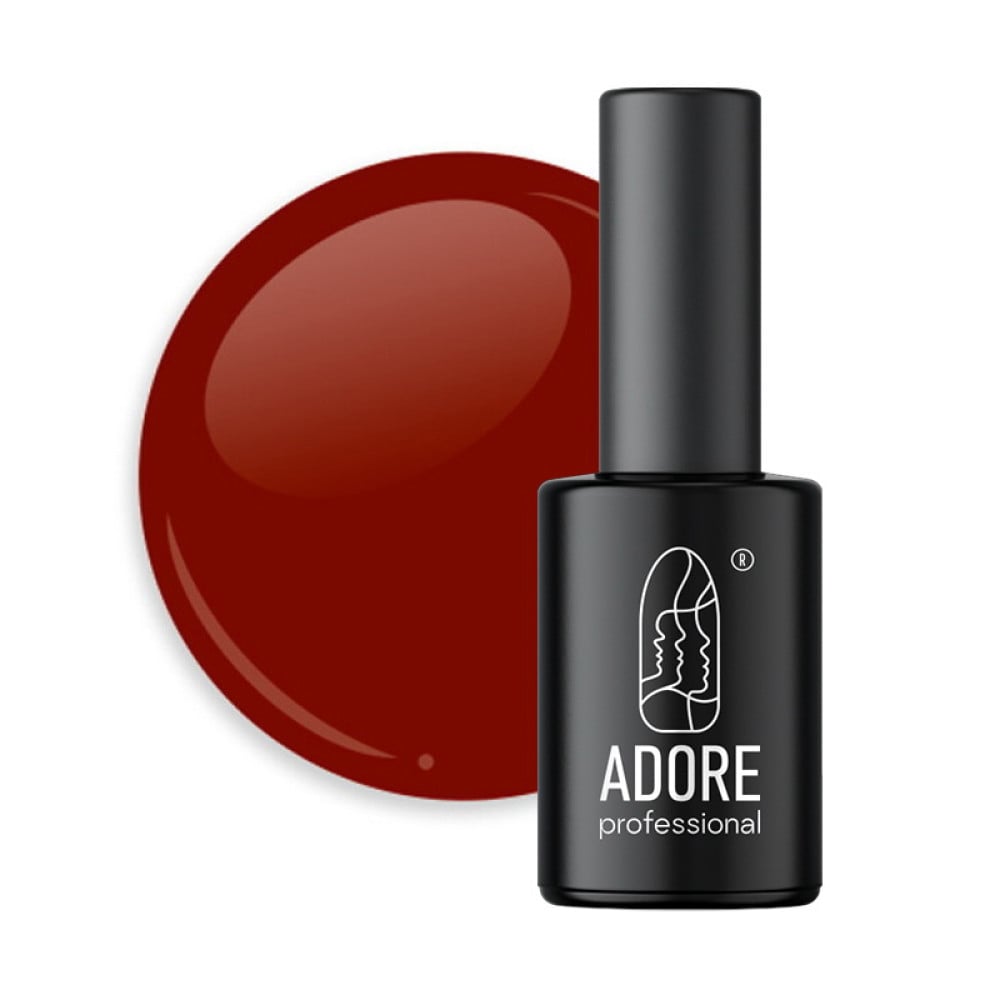 Гель-лак Adore Professional 494 Rustic червоно-бордовий 8 мл