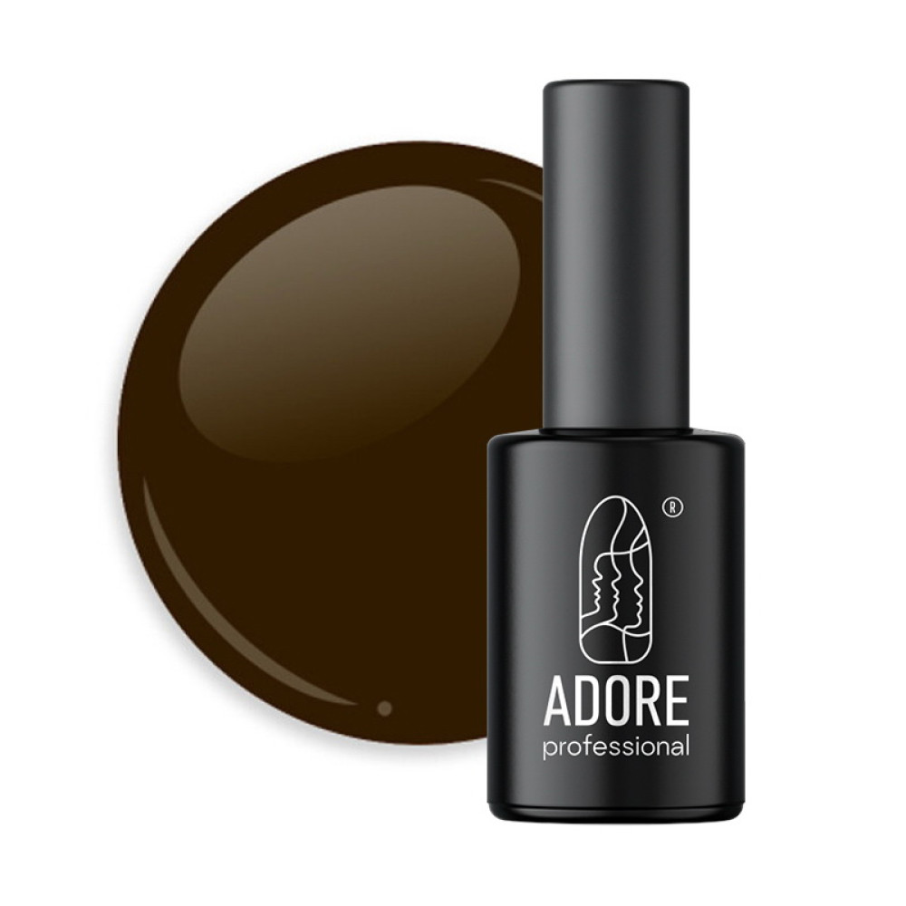 Гель-лак Adore Professional 498 Earth темно-коричневий 8 мл