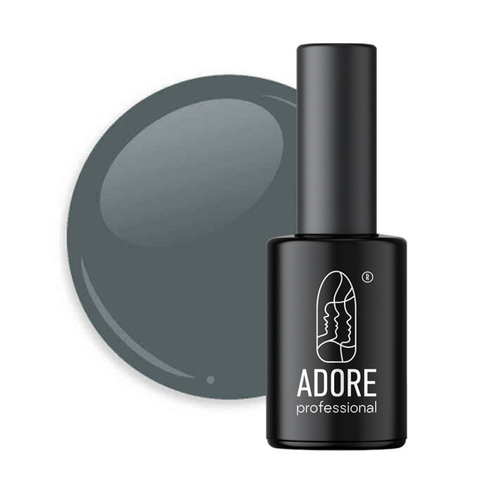 Гель-лак Adore Professional 509 Ironе класичний сірий 8 мл