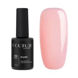База камуфлююча каучукова для гель-лаку Couture Color Pure Base Coat 04 квітковий рожевий 9 мл