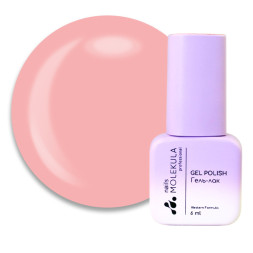 Гель-лак Nails Molekula 006 персиковий френч. 6 мл