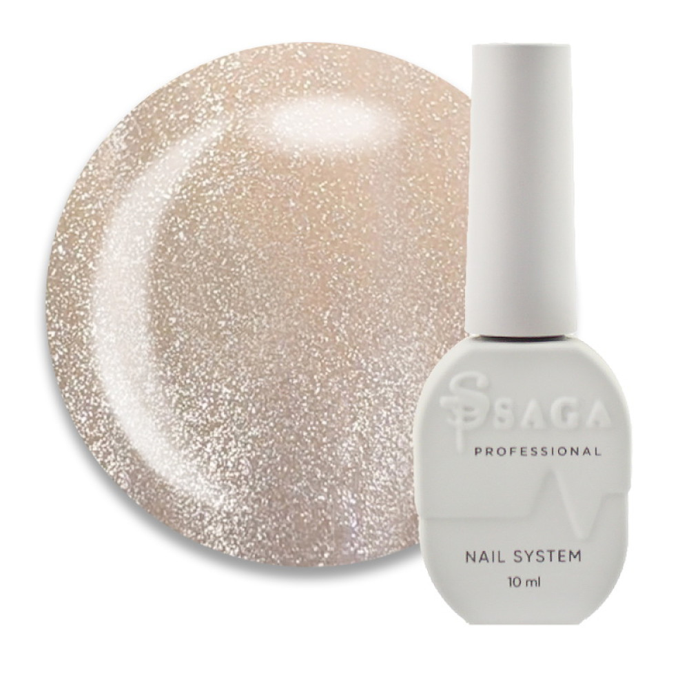 Гель-лак Saga Professional Glow Cat 07 карамельний латте 10 мл