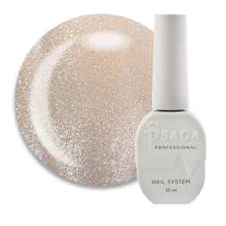 Гель-лак Saga Professional Glow Cat 07 карамельний латте 10 мл