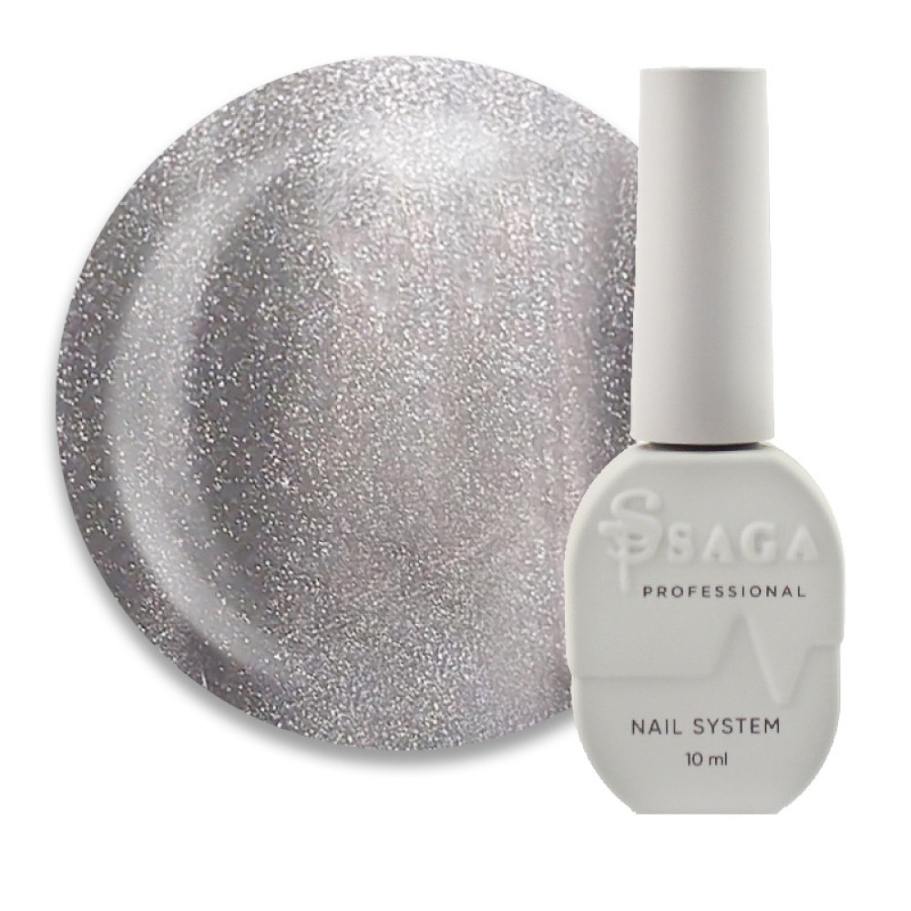 Гель-лак Saga Professional Glow Cat 09 сірий 9 мл