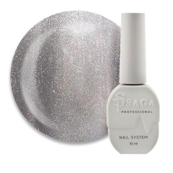 Гель-лак Saga Professional Glow Cat 09 сірий 9 мл