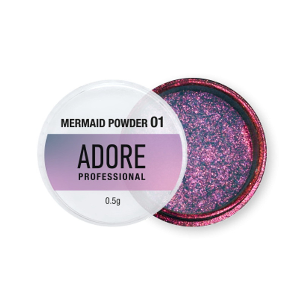 Втирання-хамелеон Adore Professional Mermaid Powder 01 фіолетово-синьо-рожева 0.5 г