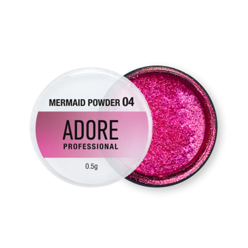 Втирання-хамелеон Adore Professional Mermaid Powder 04 малиново-рожева 0.5 г