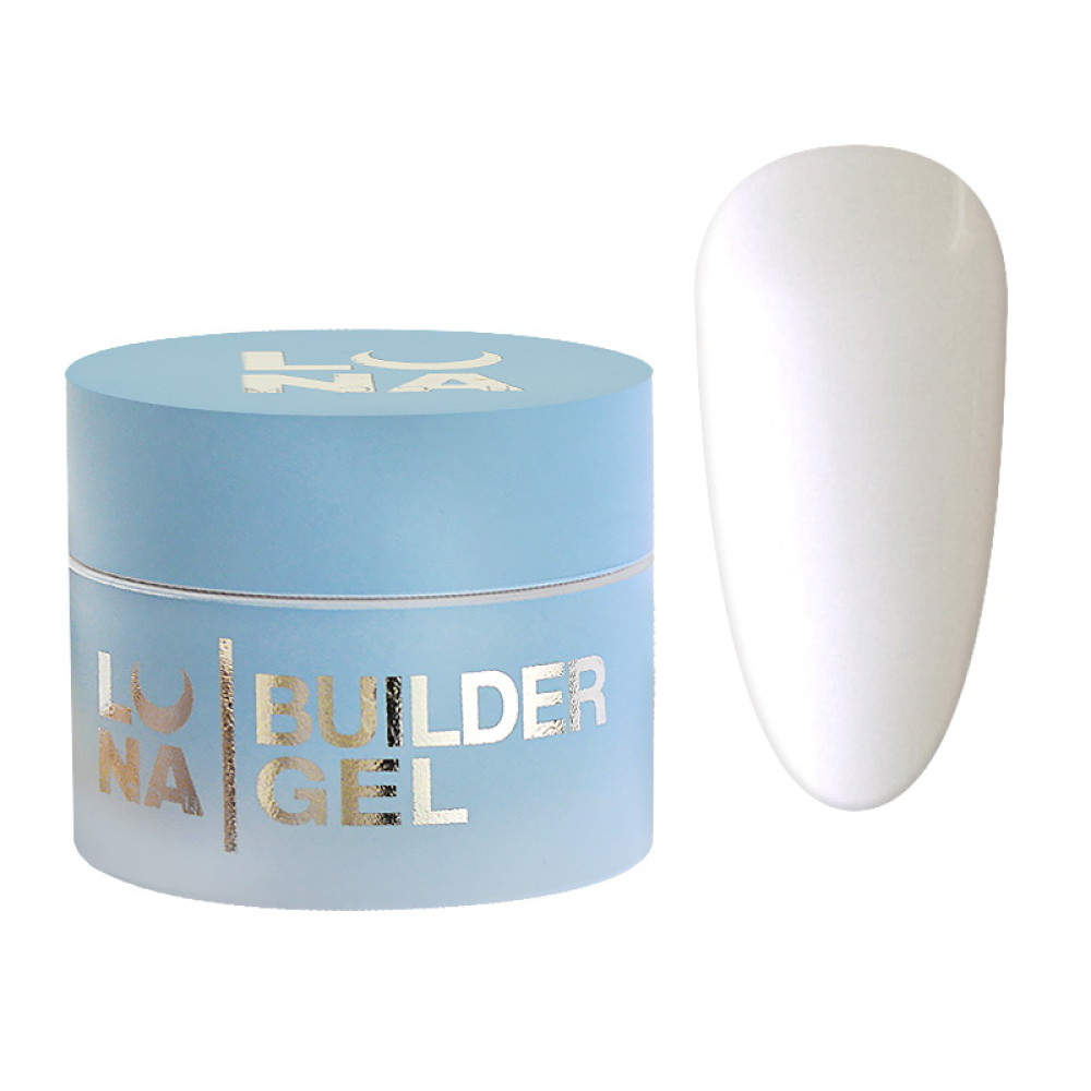 Рідкий гель Luna Light Acrygel 03 для нарощування молочний 30 мл