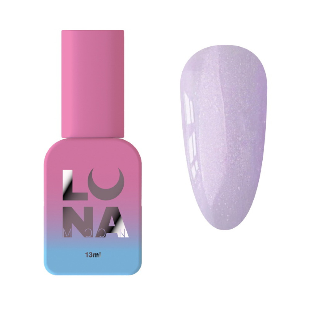 Рідкий гель Luna Light Acrygel 56 для нарощування лілово-бузковий зі слюдою 13 мл
