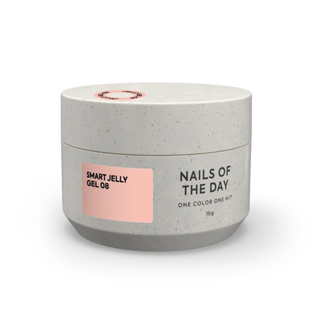 Гель-желе будівельний Nails Of The Day Smart Jelly Gel 08 нюдовий карамельний 15 мл