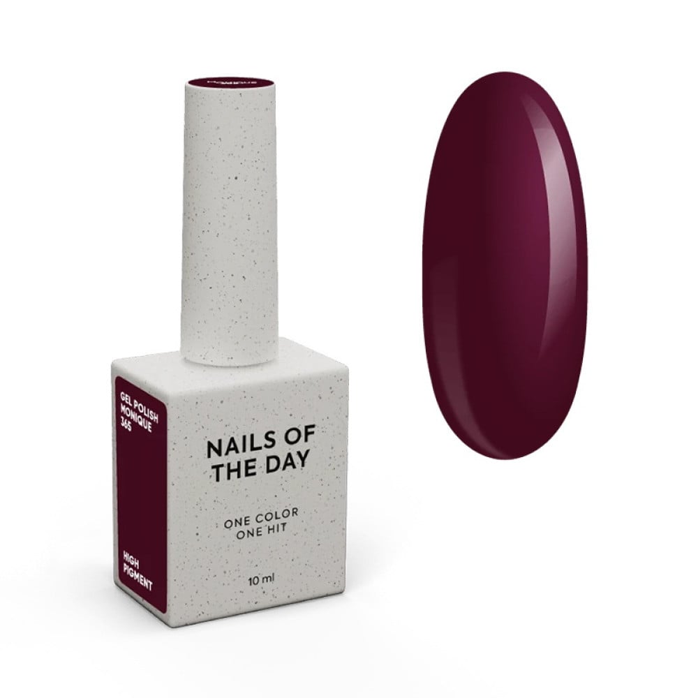 Гель-лак Nails Of The Day Lets Special Red Collection Monique 365 темно-сливовий 10 мл