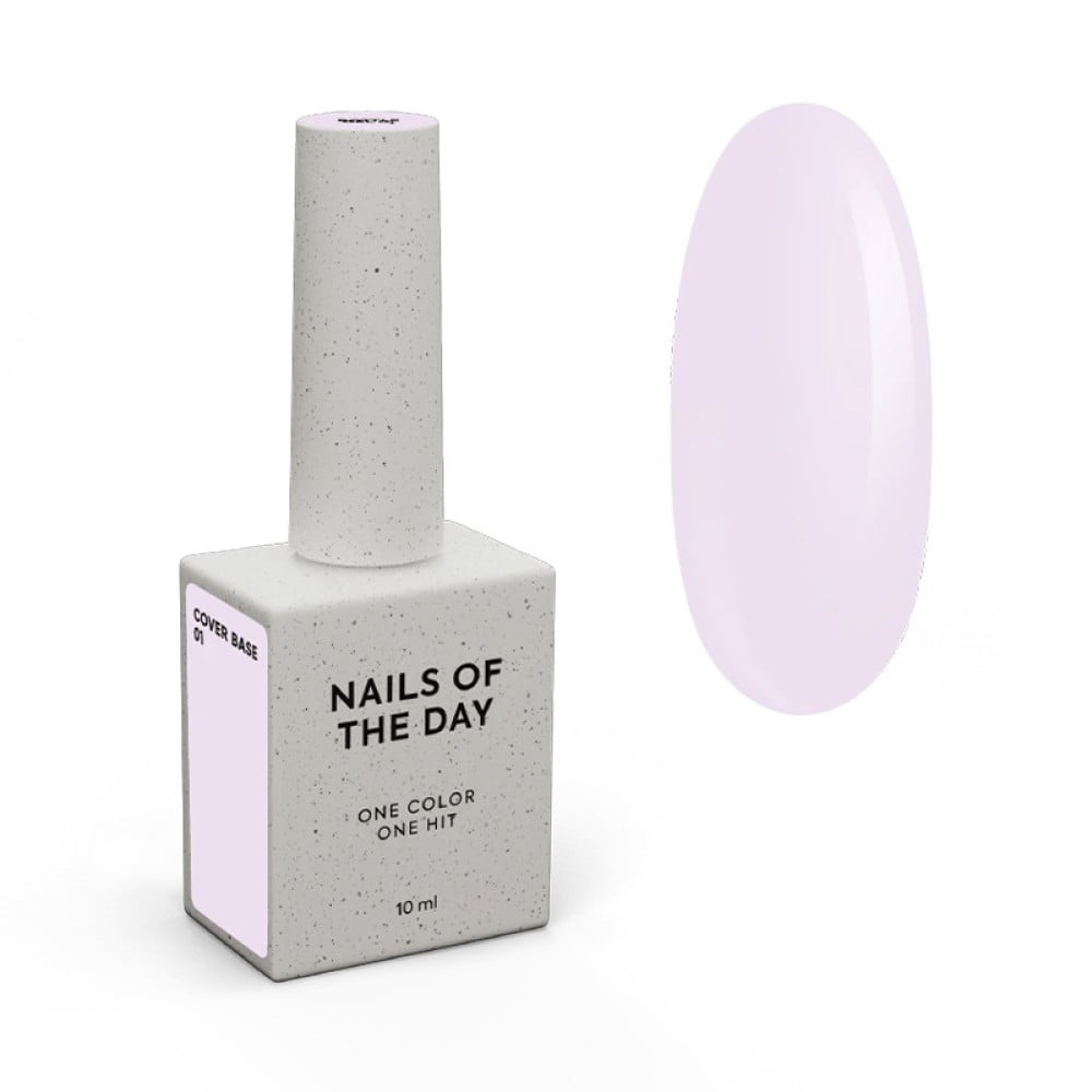 База камуфлююча Nails Of The Day Cover Base New Formula 01 ніжно-рожевий 10  мл