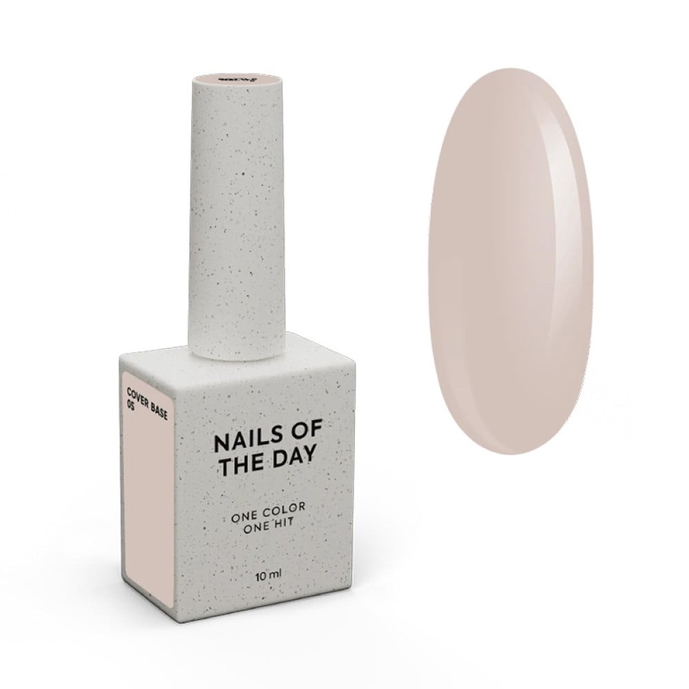 База камуфлююча Nails Of The Day Cover Base New Formula 05 холодний карамельний 10  мл
