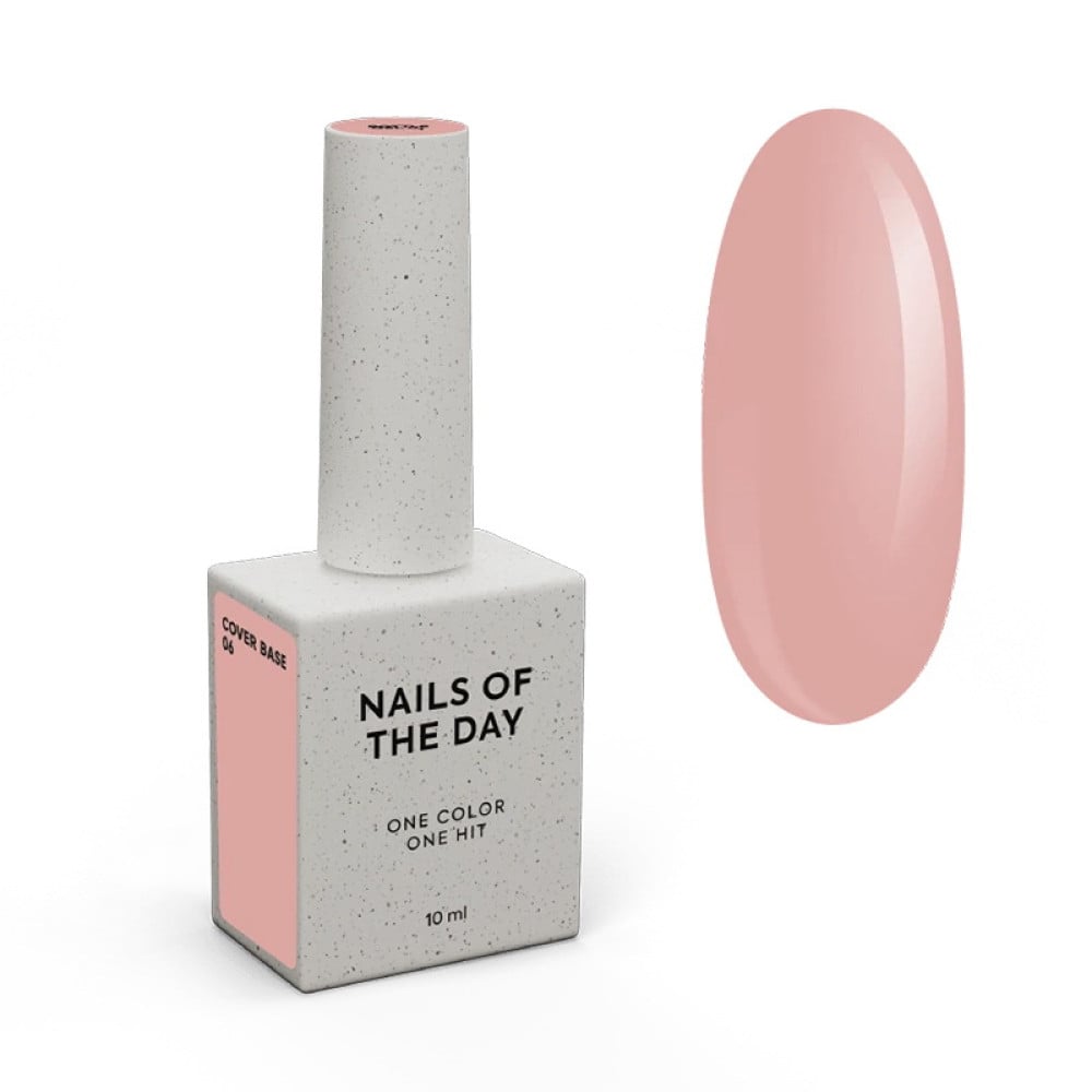 База камуфлююча Nails Of The Day Cover Base New Formula 06 нюдово-персиковий 10  мл