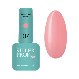 База для педикюра Siller Professional Pedicure Base 07 мягкий розовый 8 мл