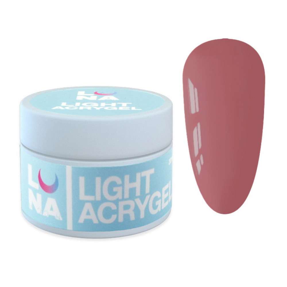 Рідкий гель Luna Light Acrygel 32 для нарощування теплий бежевий 30 мл