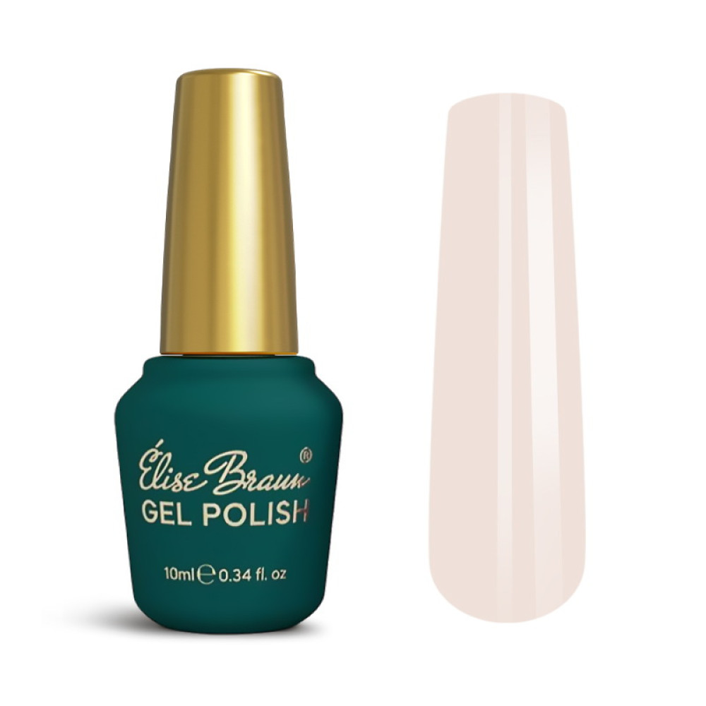 Топ для гель-лаку без липкого шару Elise Braun Milky Peach Top молочно-персиковий 10 мл