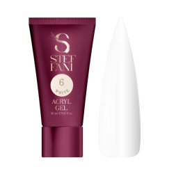 Акрил-гель Steffani Acryl Gel 06 м’який молочний 30 мл