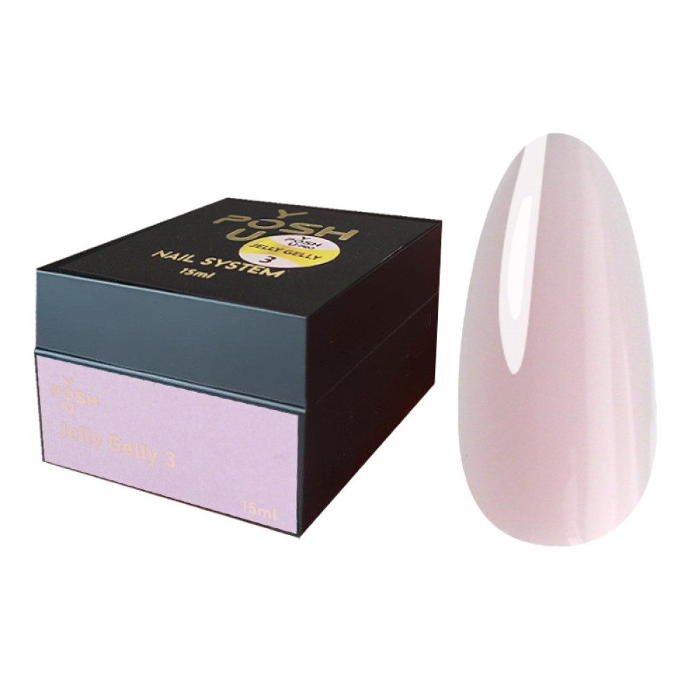 Гель для нарощування You POSH Jelly Gelly 03 рожево-молочний 15 мл