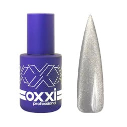 Гель-лак Oxxi Professional Crystal Cat 004 срібло з шимером 10 мл